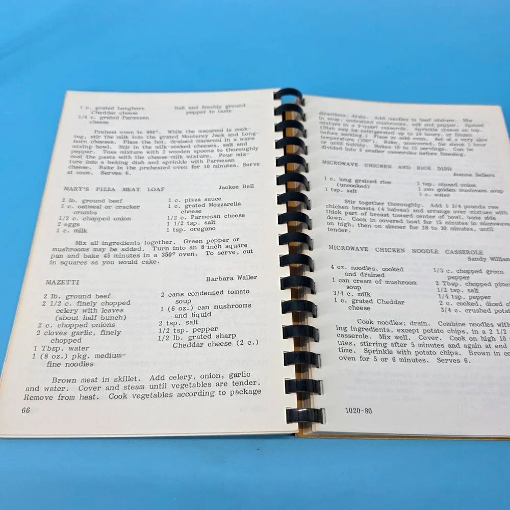 Vintage 1980 Georgia Harmony Grits Sweet Adeline Style!‎ Spiral Bound Cookbook